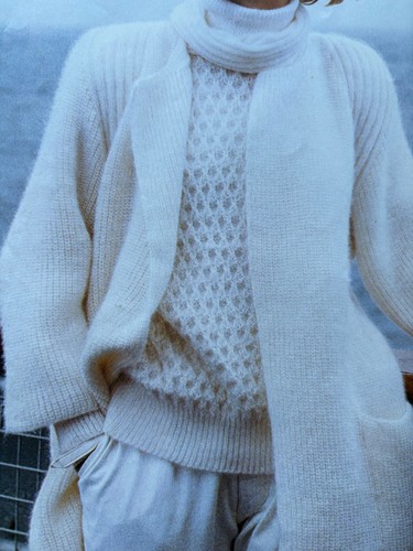Soft knit mohair - mohair, jacket