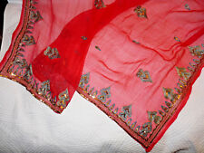Chiffon Silk Sari Saree / Sarong, Fabric, Craft, Textile, Dress Making, Textile