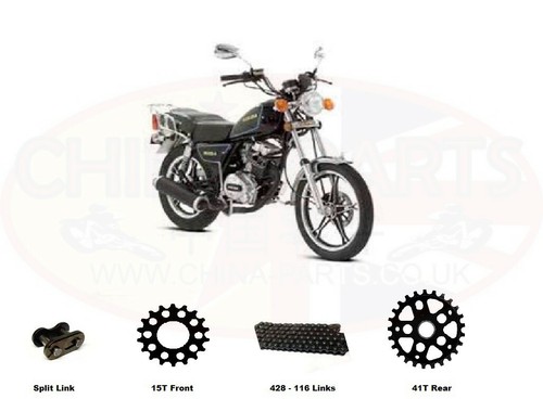 Chain sprockets kit - chain, &