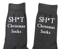 Sh*t Christmas socks, Novelty