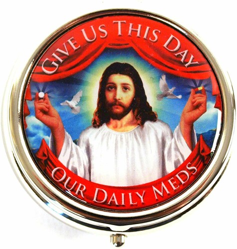 Jesus pill box - jesus,