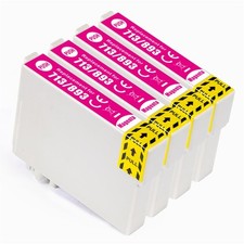4 Magenta Ink Cartridges for