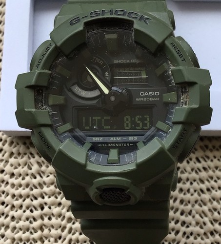 Casio shock green - casio, ga-700uc