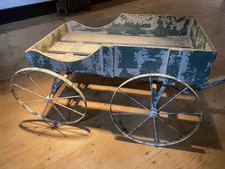 Vintage Decorative Mobile Pull Cart - Restaurant/Retail/ Garden Display