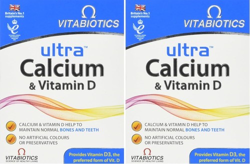 Calcium and vitamin tablets - calcium,