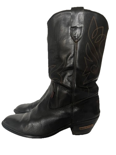 Levi black leather - levi's, vintage