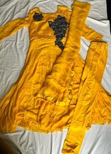 Elegant Long Asian Suit, Size uk M/L, High Quality Fabric + Beautiful Embroidery