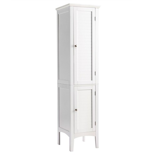 Tall linen storage cabinet - linen,