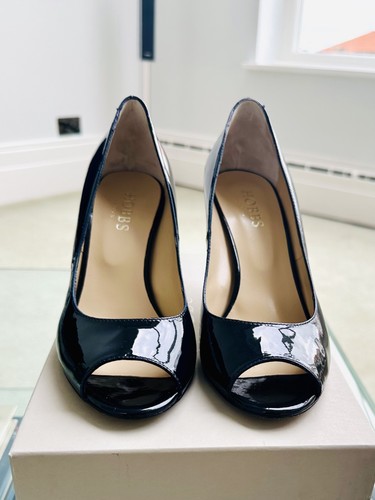 Hobbs navy patent leather - navy,