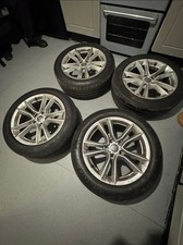 Audi alloy wheels with tyres - audi,