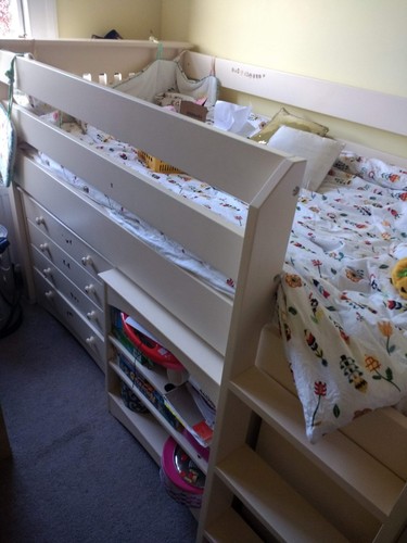 Cream piece mid sleeper - cream,