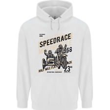 Speedrace Motorcycle Side Car Motorbike Childrens Kids Hoodie