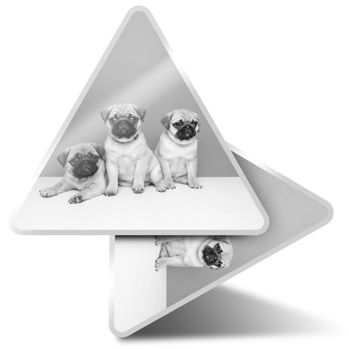 Triangle stickers 10cm - x,