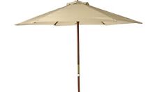 2m Water Repellent Garden Parasol - Cream