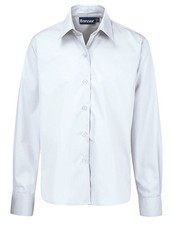 Traditional White Button Front