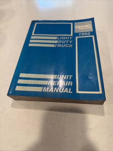 1992 gmc light duty - 1992, unit