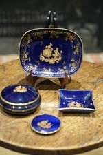 Jean Feuillade Limoges Cobalt