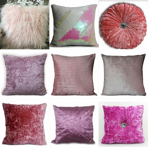 Pink crush velvet fur - pink,