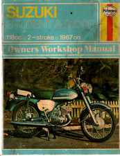 Haynes Suzuki Student B100P 2 Stroke 118cc Owners Workshop Manual