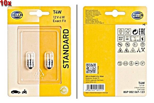 Front rear indicator bulb - rear,