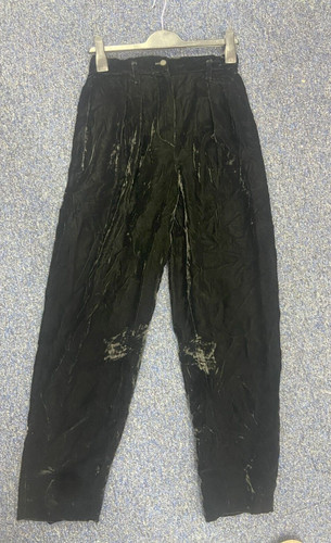 Vintage mani black velvet - black,