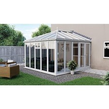 CONSERVATORY - white full height upvc Edwardian to brighten up your home 4m x 4m