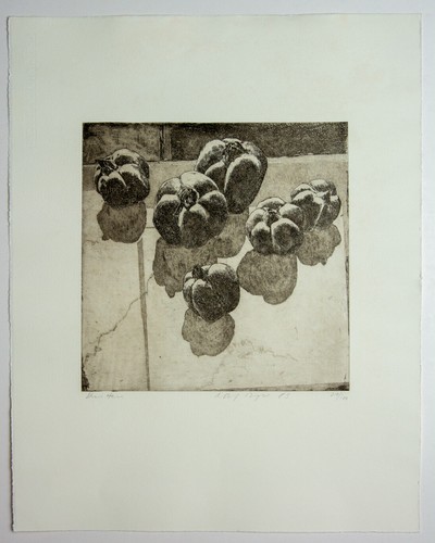 Rolf meyn etching - rolf, "quince"