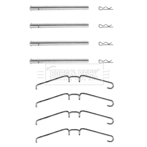 Brake pad fitting - brake, kit