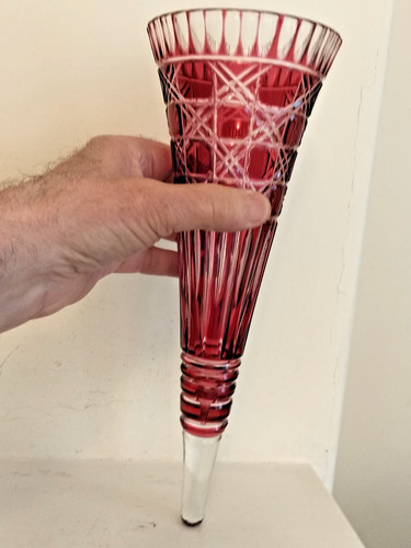 Very large cut - , glass