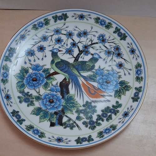 Vintage round floral bird - vintage,