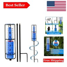 7-Inch Outdoor Rain Gauge with