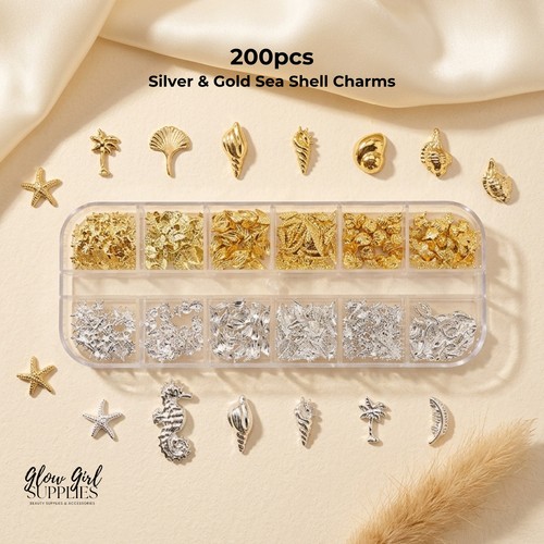 200pcs gold silver alloy - silver,