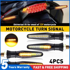 4X Motorcycle LED Amber