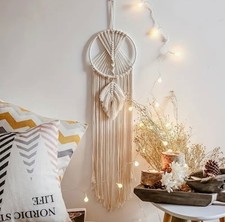 Macrame Dreamcatcher Wall Hanging Tapestry Wall Art Home Decor Hand Crafted