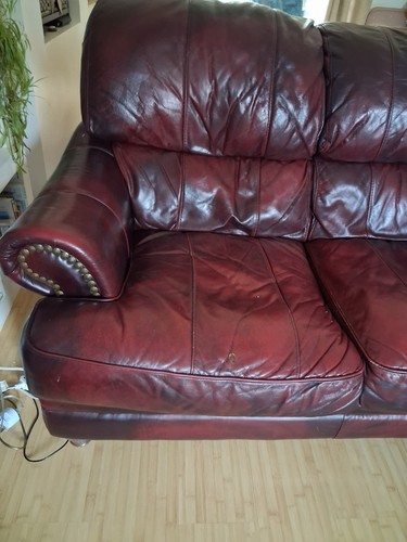 Leather seater sofa - leather,