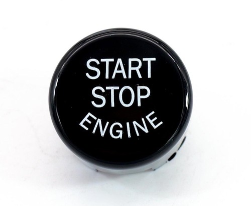 Engine start stop button black - button,