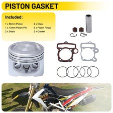 Complete piston repair kit - complete,