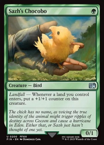 Mtg sazh chocobo final - -, sazh's