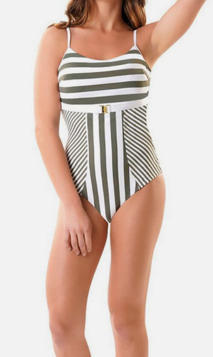 David olive green one piece - green,