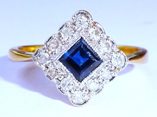 Vintage art deco style 18ct - art,