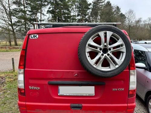 Mercedes vito spare wheel - vito,