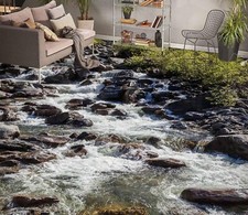 3D River Stones FZ6796 Floor