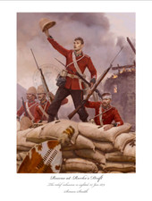 Rorkes Drift - Rescue- Zulu War Art print Limited Edition Artist signed!