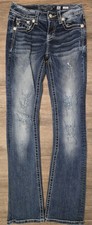 Miss Me Slim Y2K Boot Dark