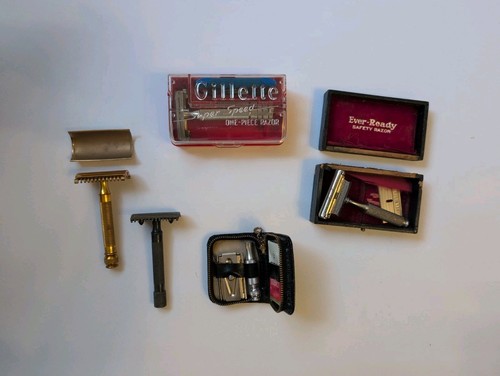 Vintage safety razor lot - vintage,
