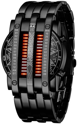 Binary matrix blue led digital - blue,