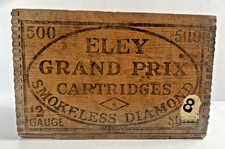 Wooden Cartridge Box - Eley