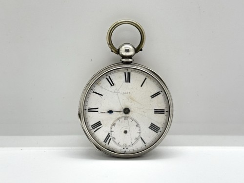 Antique silver cased 6682 - cased, fob