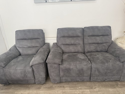 Dark grey seater - 2-1, sofa