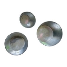 3 Topsy Turvy Wonky Cake Pans For Baking In anodised Steel Oven Proof 6”,8”,10”